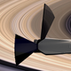 Spreading some solar sails near Saturn.